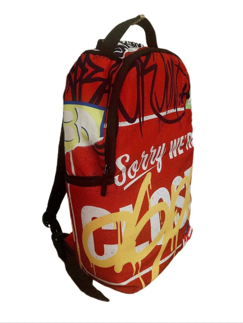 Sprayground I Don't Care DLXR Sorry We're Closed Priority Mail Backpack
